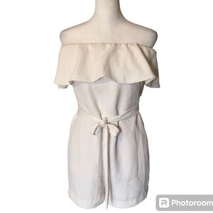 Aritzia Babaton Altamiro Romper White Size 10
